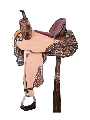 Circle Y Martha Josey Gold Buckle Cash Barrel Saddle MJ60