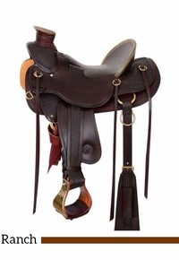 Circle Y Midland Ranch Saddle 1340 w/Free Pad