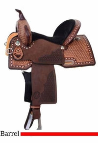 Circle Y Montana Barrel Saddle 2232 w/Free Pad