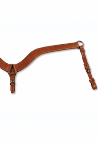 Circle Y No Choke Tapered Smooth Breast Collar 4259-00