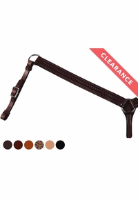 SOLD 2025/10/13  Circle Y Shell Tooled Breast Collar 428020 CLEARANCE