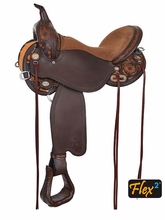 13" to 17" Circle Y Sunflower Flex2 Trail Saddle 1682