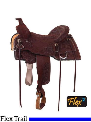 14" to 17" Circle Y Burnett Flex2 Hardseat Trail Saddle 1672