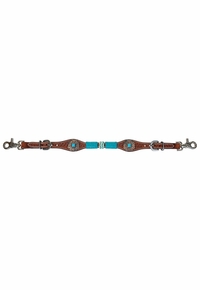 Circle Y Turquoise Roundup Wither Strap 1025-45