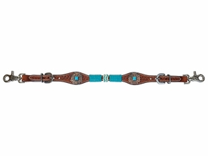 Circle Y Turquoise Roundup Wither Strap 1025-45