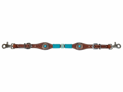 Circle Y Turquoise Roundup Wither Strap 1025-45