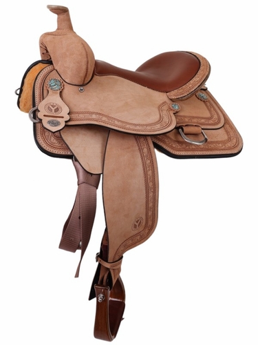 14" to 17" Circle Y Nikki Reed Bayou River Flex2 Trail Saddle 1688