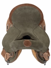 13" to 17" Circle Y Nikki Reed Bayou Sage Flex2 Trail Saddle 1694