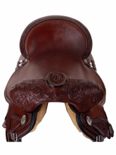 14" to 18" Circle Y Nikki Reed Bayou Bloom Flex2 Trail Saddle 2386