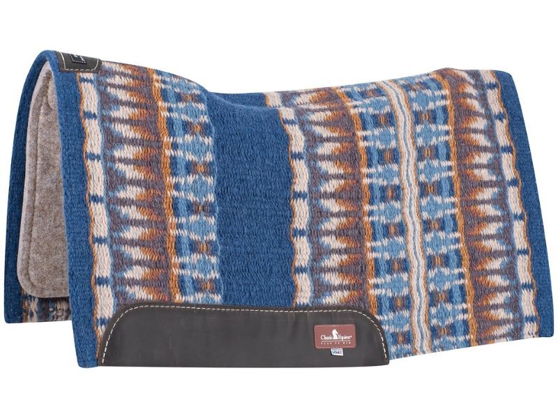 Tapis De Selle Western En Feutre - Contourné, Motif Jeunesse/poney Avec
