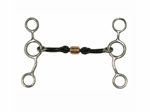 Cowboy Tack Junior Cow Horse Roller Gag Bit 238318