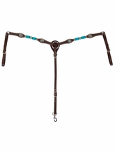 Circle Y Turquoise Roundup Breast Collar 1025-20