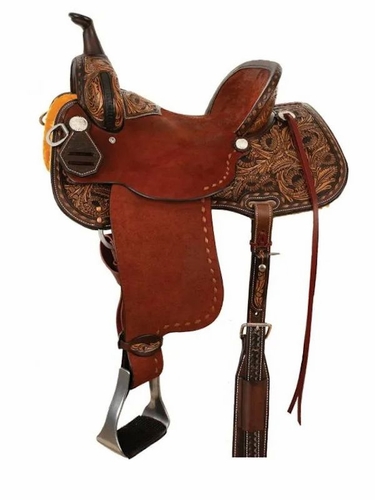 14.5inch Circle Y Team Camarillo Show Stopper Barrel Saddle Wide Tree 4518