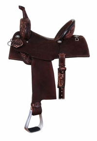 Double J Pozzi Pro Flex Barrel Racer Saddle SBPF142 CLEARANCE