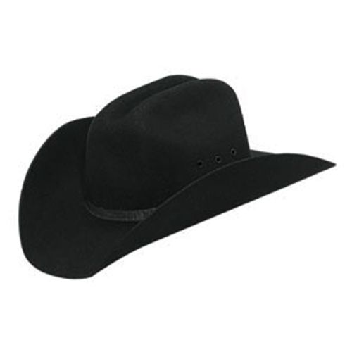 Double S Black Felt Cowboys Hat Youth Stretch Fit 7213001