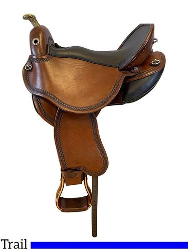 DP Saddlery Quantum Short & Light Western Trail Saddle 6225