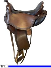 DP Saddlery Quantum Short & Light Western Trail Saddle 6332
