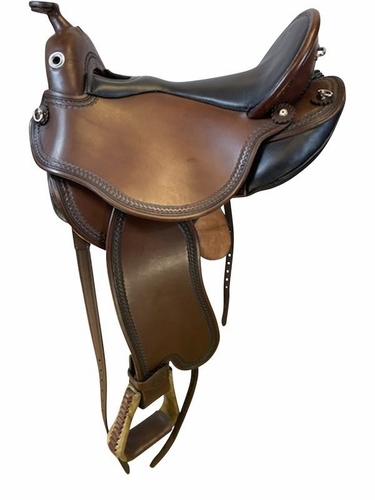 DP Saddlery Quantum Short & Light Western Trail Saddle 6332