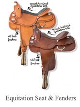 DP Saddlery Flex Fit Canyon Trail Saddle - Adjustable Tree 1028