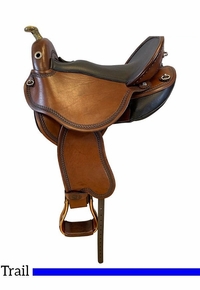 DP Saddlery Quantum Short & Light Western Trail Saddle 6225