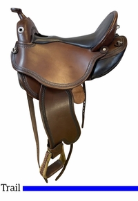 DP Saddlery Quantum Short & Light Western Trail Saddle 6332