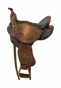 DP Saddlery Quantum Short & Light Western Trail Saddle 6524