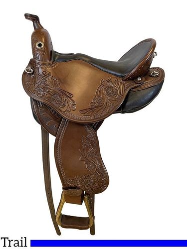 DP Saddlery Quantum Short & Light Western Trail Saddle 6524
