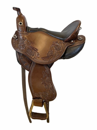 DP Saddlery Quantum Short & Light Western Trail Saddle 6524
