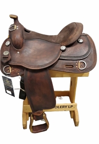 DP Saddlery Trainer Roughout Saddle 2206-8592