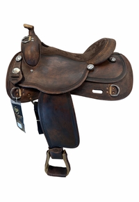 DP Saddlery Trainer Roughout Saddle 2206-8592