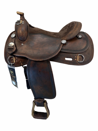 DP Saddlery Trainer Roughout Saddle 2206-8592