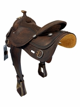 DP Saddlery Trainer Roughout Saddle 2206-8592