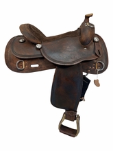 DP Saddlery Trainer Roughout Saddle 2206-8592