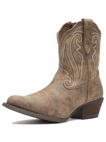 Durango Womens Crush Distressed Shortie Boots DRD0372