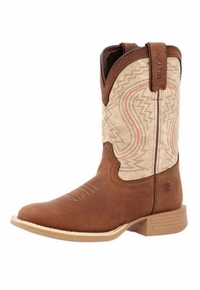 Durango Lil Rebel Pro Lil Kids Coffee and Bone Western Boot DBT0241C