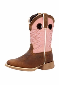 Durango Lil Rebel Pro Little Kids Bubble Gum Western Boot DBT0238C