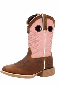 Durango Lil Rebel Pro Little Kids Bubble Gum Western Boot DBT0238C