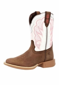 Kid's Ariat Roughstock Wide Square Toe Boots 10014101 ZDS
