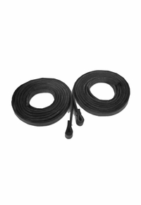 Fabtron Black 2 piece Split Reins 70223