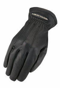 Heritage Black Deerskin Winter Trail Gloves HG283