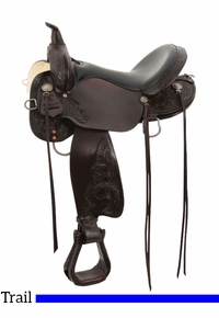 High Horse Mesquite Trail Saddle 6864