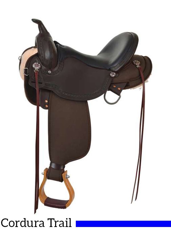High Horse Rosebud Cordura Trail Saddle 6918