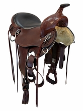 HOLD 08/25/2026ct 16 Inch Used Big Horn Light Flex Trail Saddle Wide Gaited Tree 815