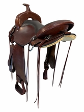 HOLD 08/25/2026ct 16 Inch Used Big Horn Light Flex Trail Saddle Wide Gaited Tree 815