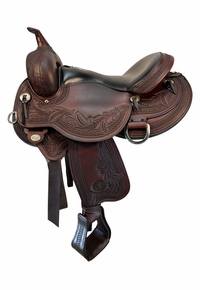 SOLD 2025/08/16j 16 Inch Used Circle Y JG Wind River Trail Saddle 1750