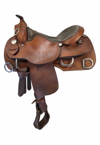 HOLD 2025/09/15j 16 Inch Used Rocking R Training Saddle 1300