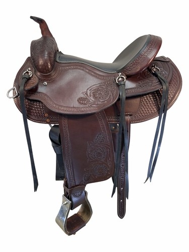 SOLD 2025/10/25 16 Inch Used Dakota Haflinger Trail Saddle 2214
