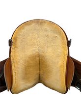 SOLD 2025/11/25 15 Inch Used Bob Marshall by Circle Y Treeless Barrel Saddle 3520