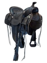 SOLD 2025/12/07j  15.5Inch Used Tucker Old West Trail Saddle 277