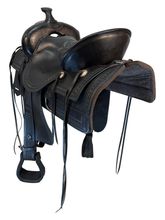 SOLD 2025/12/07j  15.5Inch Used Tucker Old West Trail Saddle 277